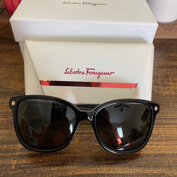 Salvatore Ferragamo SF815S 001 Black Sunglasses main image 7